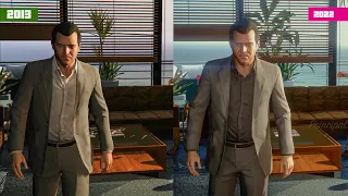 Old GTA 5 VS Current GTA 5 in 2022 - GTA V Graphics Comparison 4K