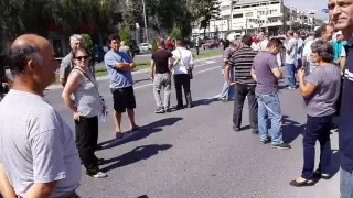 MZT LEARNICA na protest pred vlada na R Makedonija !!!