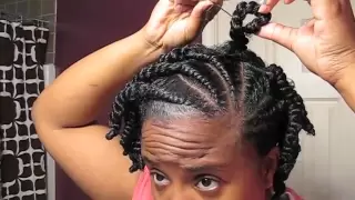 090: Natural Hair Tutorial-Twist it Up & Pin It Down