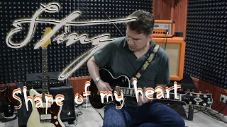 Sting - Shape of My Heart. Electric guitar cover.