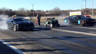 Pontiac Trans Am (Bad Bird) vs Dodge Challenger Hellcat