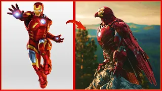 AVENGERS but EAGLE VENGERS 🔥 All Characters  (marvel & DC) 2024