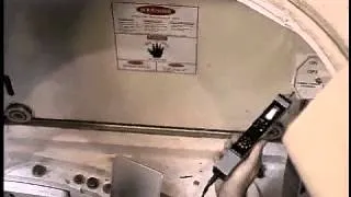 Testing Ammo Door Seals of M1-A2 Tank with UL101 Ultrasound Detector