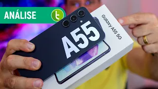 GALAXY A55: celular INTERMEDIÁRIO SAMSUNG fica ainda MAIS PREMIUM | Análise / Review