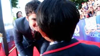 Darren Criss and Kellen Sarmiento on the Red Carpet Mini Warbler