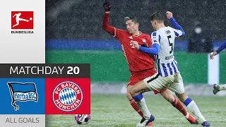 Lewy Penalty Miss in Bayern Win | Hertha Berlin - FC Bayern München | 0-1 | All Goals | MD 20