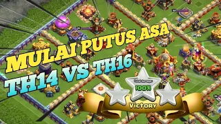 Mulai Putus Asa - Push trophy Th14 vs Th16 | Clash of Clans