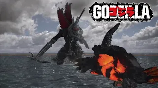 Godzilla PS4: Modified Gigan in King of The Monsters Mode.