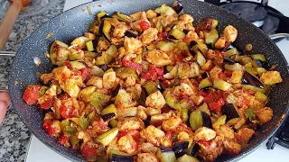Chicken Eggplant Dish How to Make Chicken Saute Eggplant Kebab