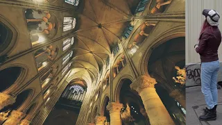 The public tries Notre-Dame de Paris virtual reality visit