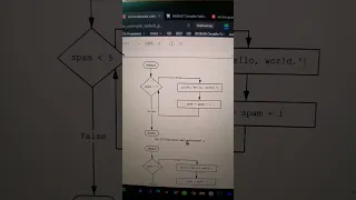 Автоматизация рутинных задач с помощью python. блок схема 2.9 с ошибкой