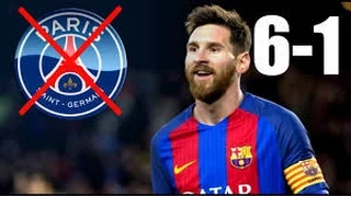 Barcelona vs PSG 6 1 - All Goals & Highlights - UCL - 08 Mar 2017 HD اهداف برشلونة وباريس