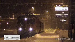 2000-02 [SDw] 4/4 Bahnhof Göschenen in winter p4 - SBB & FO in winter - CLASSIC Gotthard action!