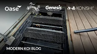 Modern Koi Blog #6163 - Olis mustergültiger Genesis Bürstenfilter mit Papierfilterzusatz