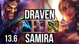 DRAVEN & Annie vs SAMIRA & Amumu (ADC) | 13/2/11, 900+ games, 1.4M mastery | KR Master | 13.6