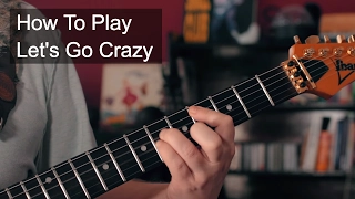 Prince - Let's Go Crazy Rhythm Guitar Tutorial