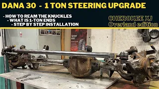 Dana 30 - DIY 1 ton OTK steering setup!