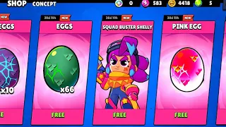 😋YEEEEES! NEW GIFTS FROM CRUSHED IS HERE?!! ✅😁 |LUCKY MONSTER EGG OPENING |BRAWL STARS |CONCEPT