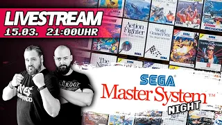 SEGA MASTER SYSTEM Night | MiSTer FPGA | NES Commando Action Live Zockerei