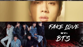 FAKE LOVE - BTS (방탄소년단)  WITH LYRICS (ROMANIZATION, ENG TRANS., KOREAN)