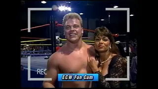 ECW Woman slaps Shane Douglas + Shane/Woman/Sandman promo