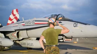 FAREWELL Marine Fighter Attack Squadron 115 'Silver Eagles'