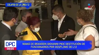 Mamá de Brandon Giovanni exige investigación a funcionarios por desplome L12 | De Pisa y Corre