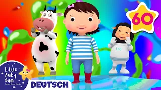 Regenbogen Pfützen | Kinderlieder | Little Baby Bum Deutsch | Cartoons für Kinder