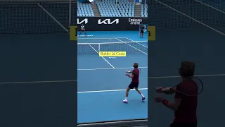 HUGE forehand winner from Rublev 🎾 🔥 #Tennis #Rublev