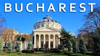 Bucharest (Romania) Sightseeing (4K)