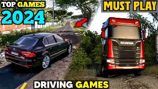 ✅ Must Play Mobile Driving Games 2024 - Bus Simulator, Truck Driving Games & Car Racing Games 2024