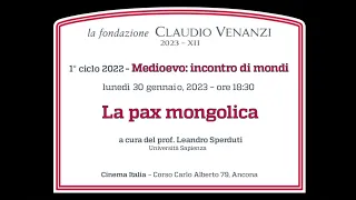 Medioevo - La pax mongolica - prof. Leandro Sperduti