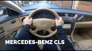 POV Driving Mercedes-benz CLS 350