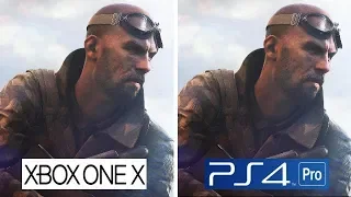 Battlefield V | Xbox One X VS PS4 Pro | Graphics Comparison
