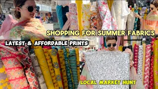 Shopping for Summer Fabric From Local MarketSummer/Lawn Prints~Lawn Dress Designing  #lifewithzainab