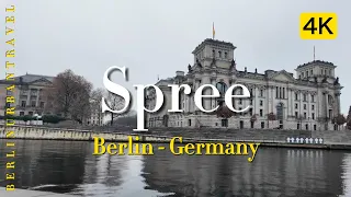 Berlin 🇩🇪 Spree | Virtual Walk 4K