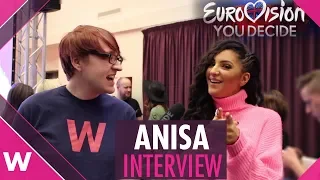 Anisa "Sweet Lies" | UK Eurovision You Decide 2019 (Interview)