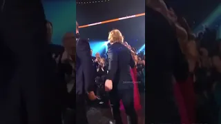 Taylor Swift celebrates Ed Sheeran at the Grammys