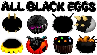 All BLACK Eggs | My Singing Monsters | MonsterBox in Incredibox