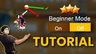 TUTORIAL "Beginner Mode OFF" | The Spike Volleyball Mobile