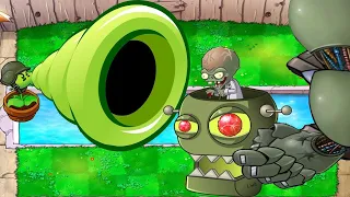 Plants vs Zombies Hack vs All Gatling Pea vs Dr.Zomboss