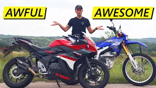 Are 250's really THE WORST? (WR250R vs GSX250R)