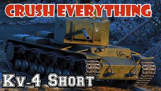 Kv-4 crushes everything SHORT || World of Tanks Console PS4 XBOX Mercenaries