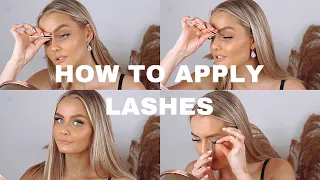 HOW TO APPLY FALSE LASHES FOR BEGINNERS | DO'S AND DONT'S