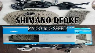 Shimano Deore M4100 1x10 (quick unboxing & installation)