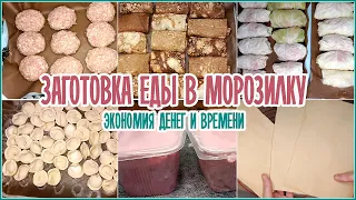 🍴 Домашние #полуфабрикаты 🥩 Заготовка ЕДЫ в МОРОЗИЛКУ 🍖🍪