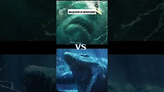 MEGALODON VS MOSASSAURO💀