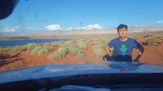 Ford Expedition goes Offroading in Sand Hollow state Park, Utah.