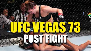UFC Vegas 73 Post Fight Mackenzie Dern vs Angela Hill