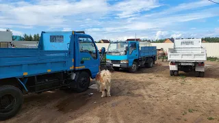 ISUZU  ELF.  Сравнение самосвалов.